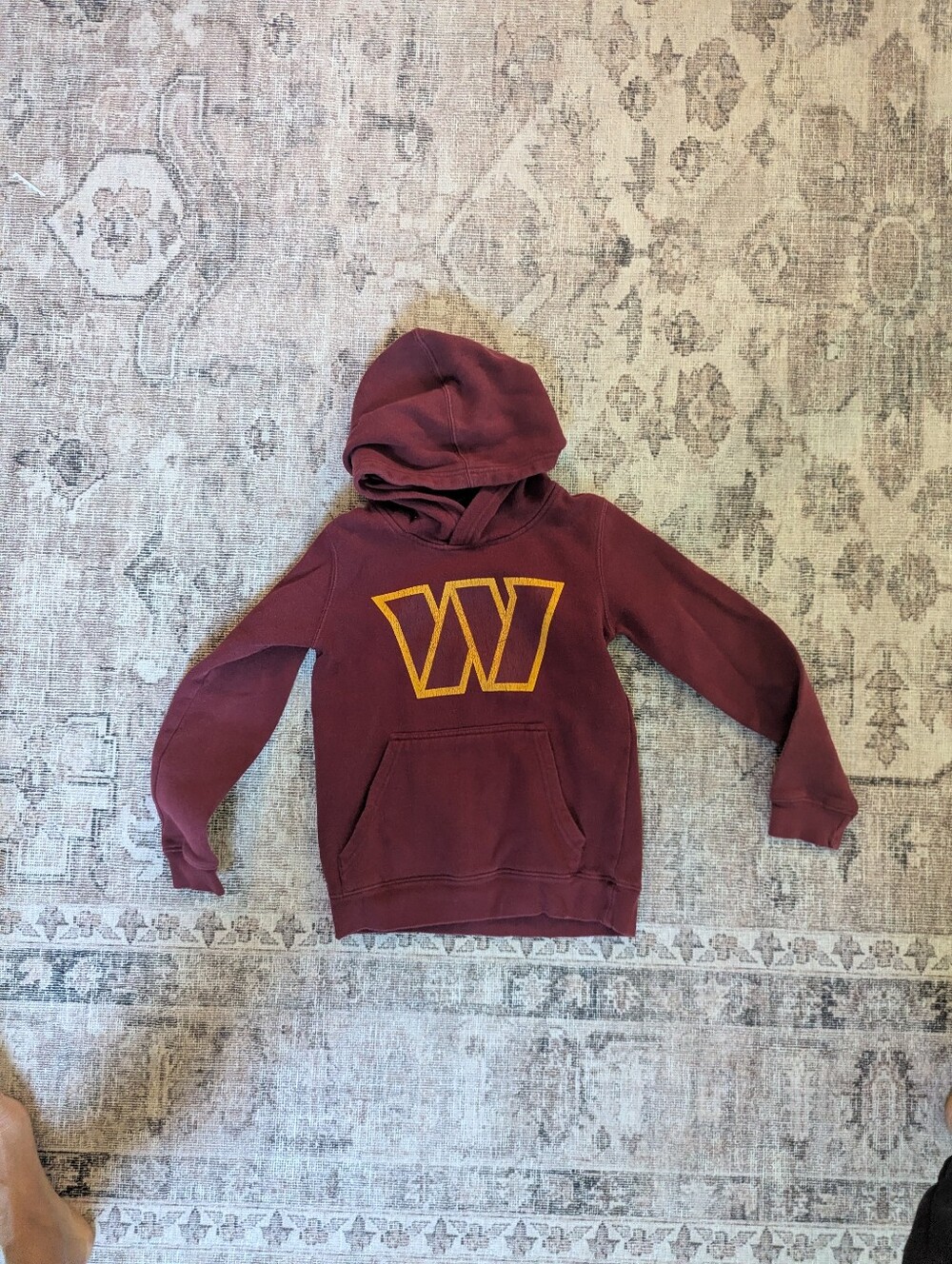 NFL Maroon Hoodie with Gold Logo